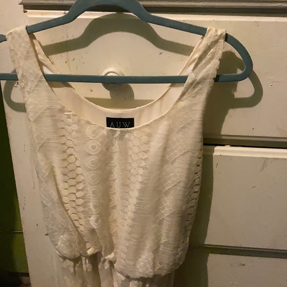 White AUW dress